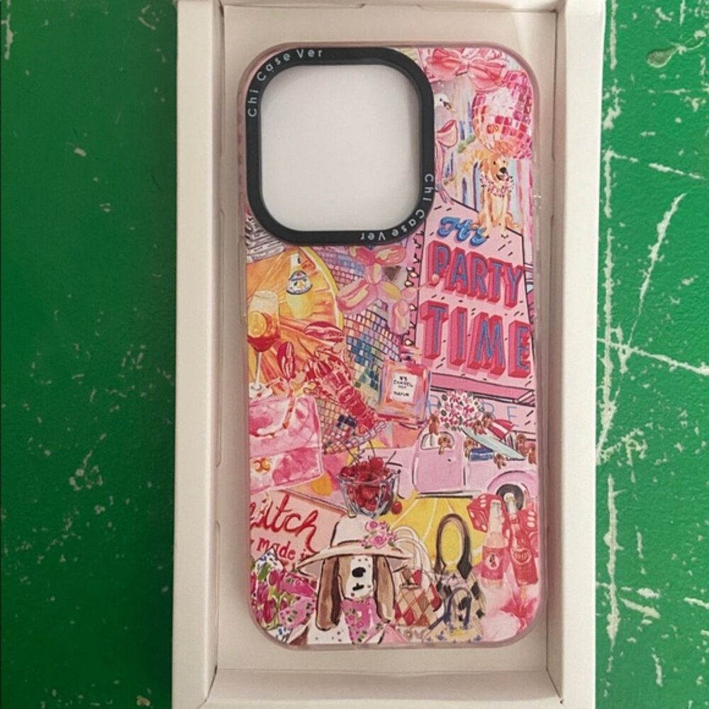 IPhone 15 Pro Case, Disco Party Glam Y2K Design, 20F184PH019